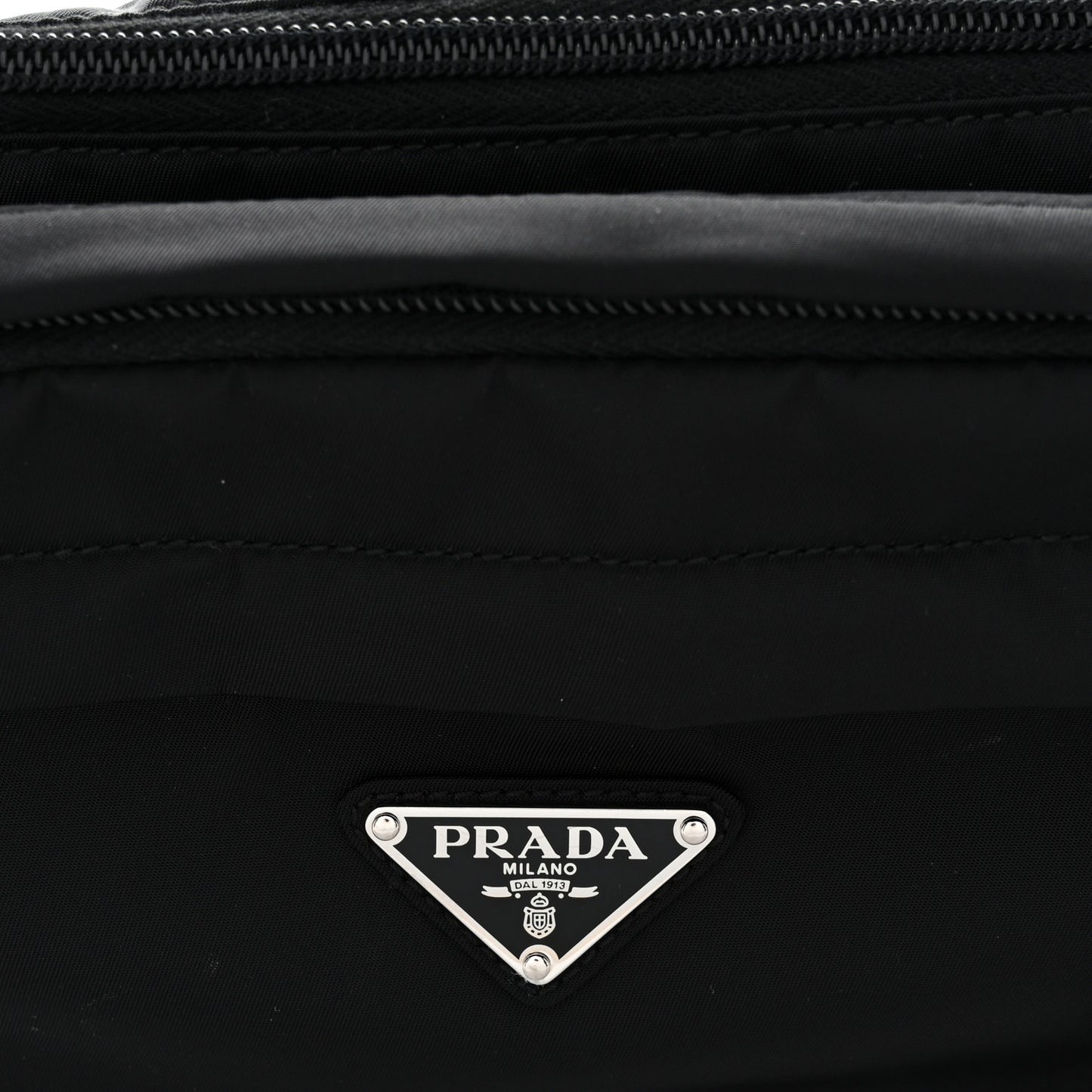 Tessuto Nylon Montagna Belt Bag Black