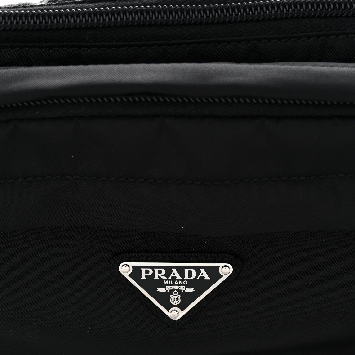 Prada Tessuto Nylon Montagna Belt Bag Black 8 of 10