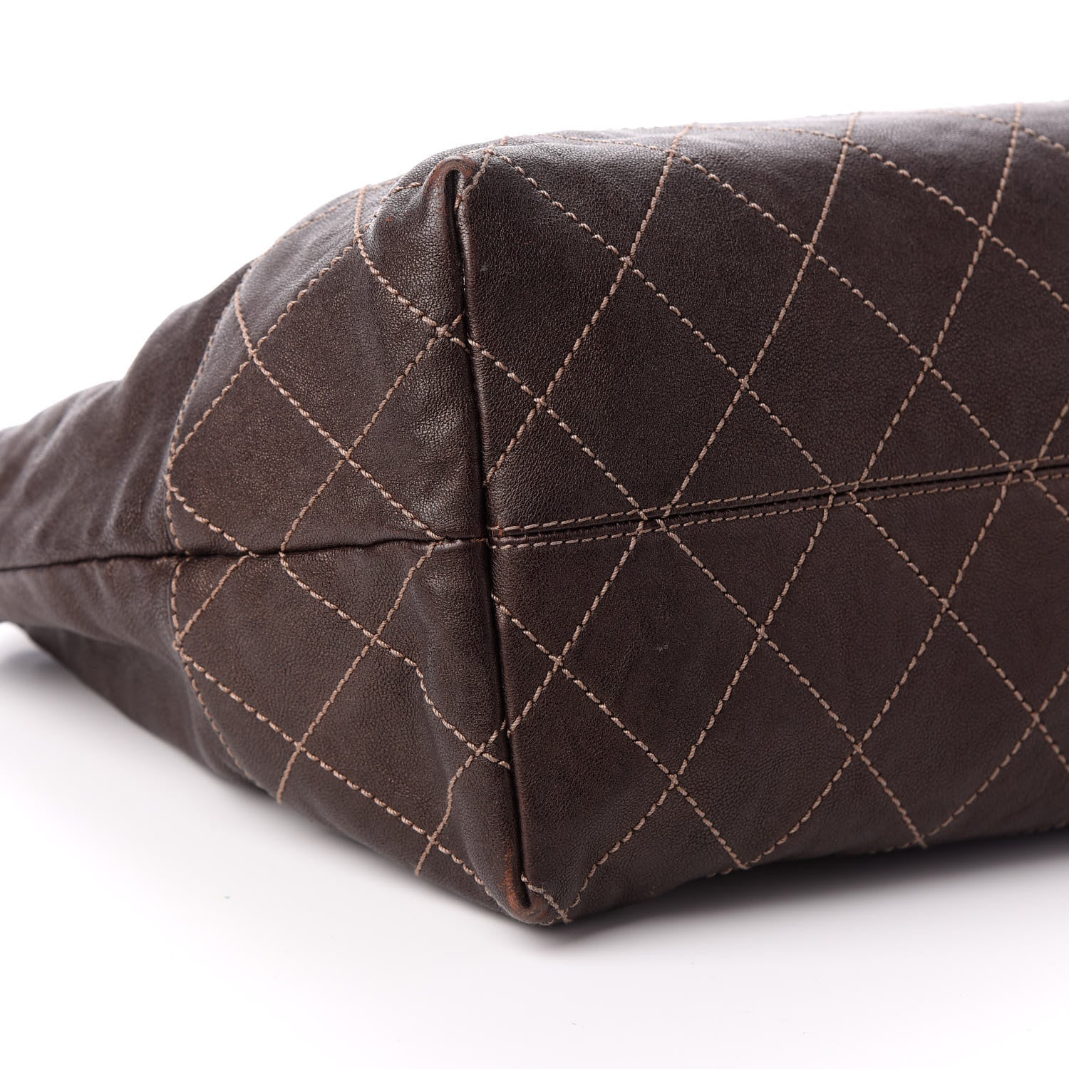 Chanel Metallic Calfskin Baby Coco Cabas Bronze 10 of 11