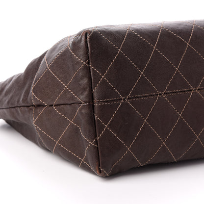 Chanel Metallic Calfskin Baby Coco Cabas Bronze 10 of 11