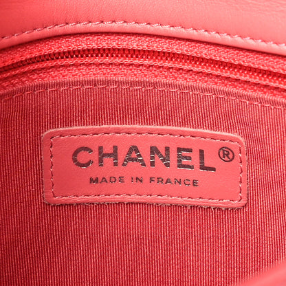 Chanel Crumpled Calfskin Quilted Bi Vintage Small Single Flap Pink 7 of 11