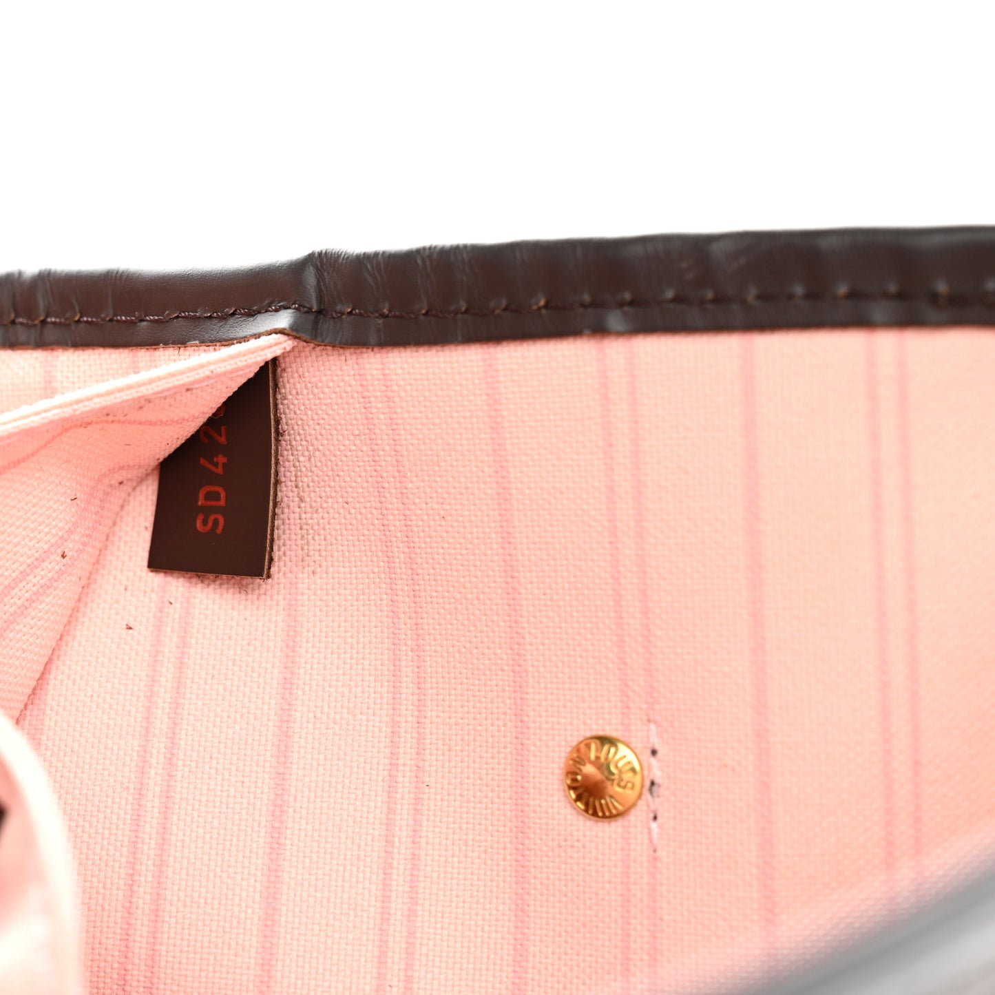 Damier Ebene Neo Neverfull MM Rose Ballerine