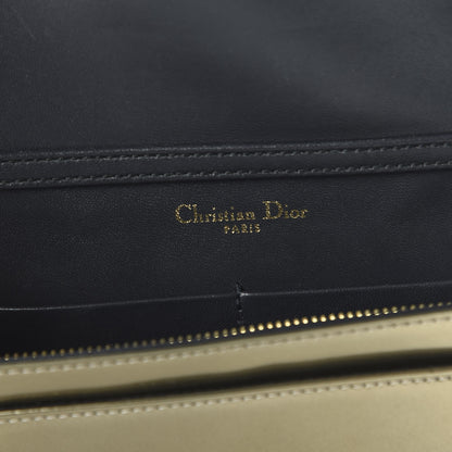 Christian Dior Metallic Patent Micro-Cannage Diorama Wallet on Chain Pouch Gold 8 of 9