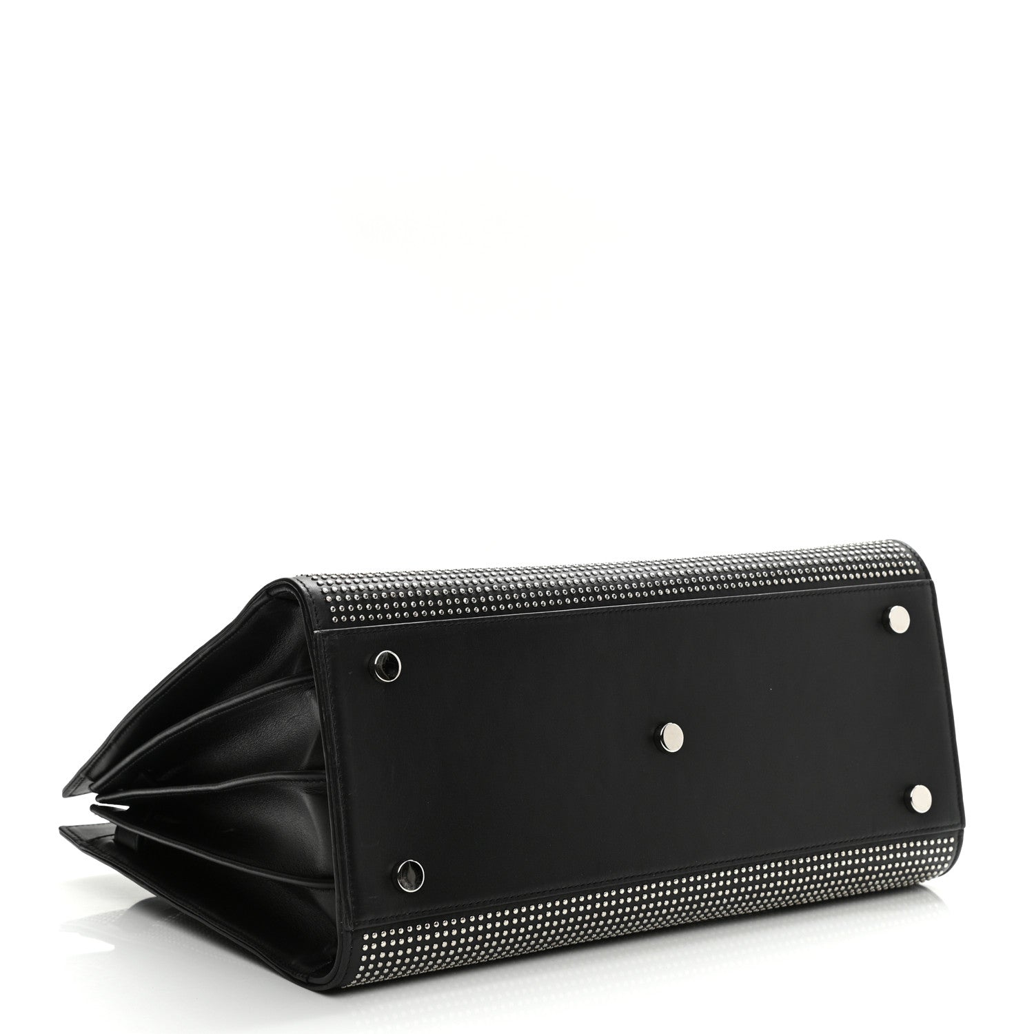 Saint Laurent Calfskin Studded Small Sac De Jour Black 3 of 7