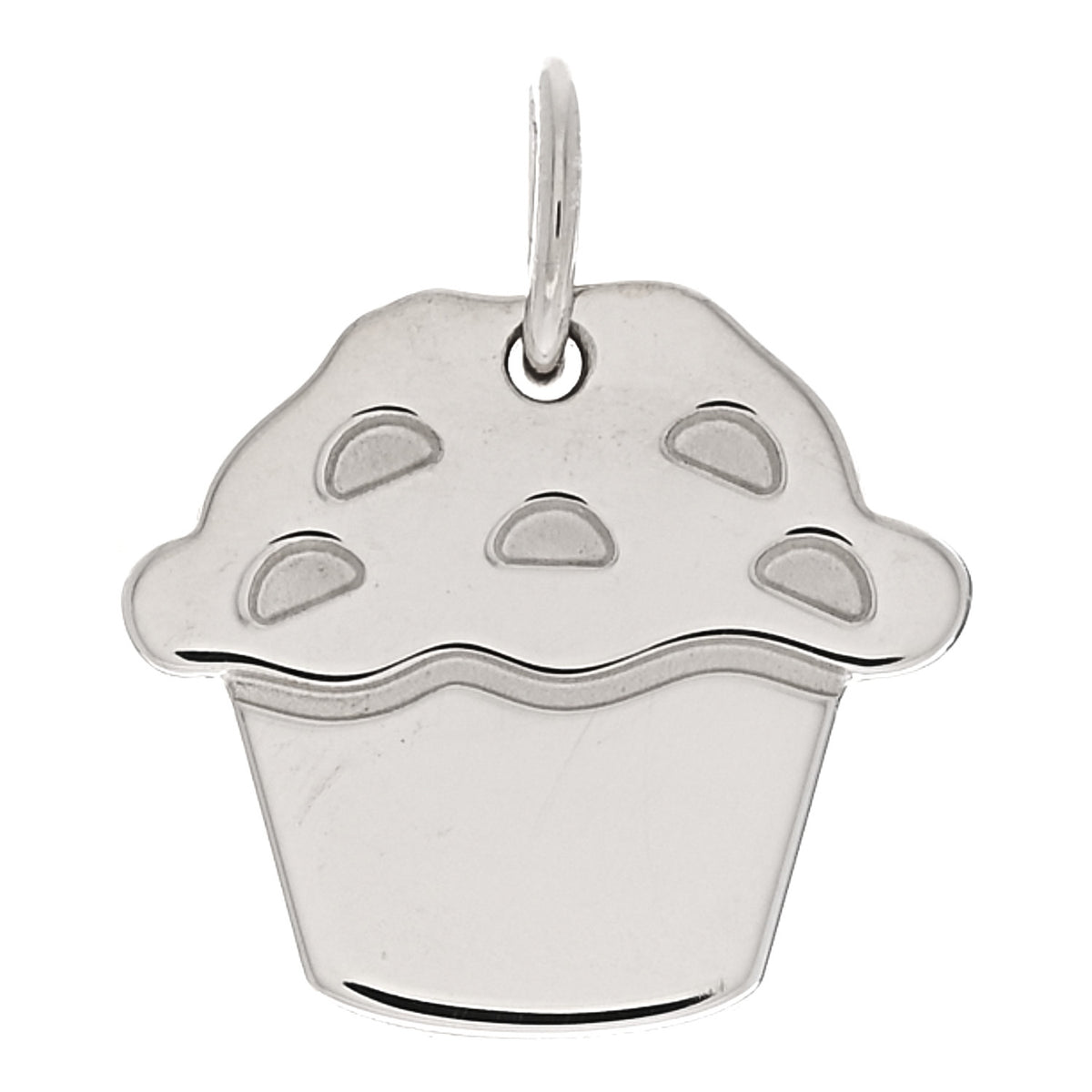 Sterling Silver Love Muffin Charm