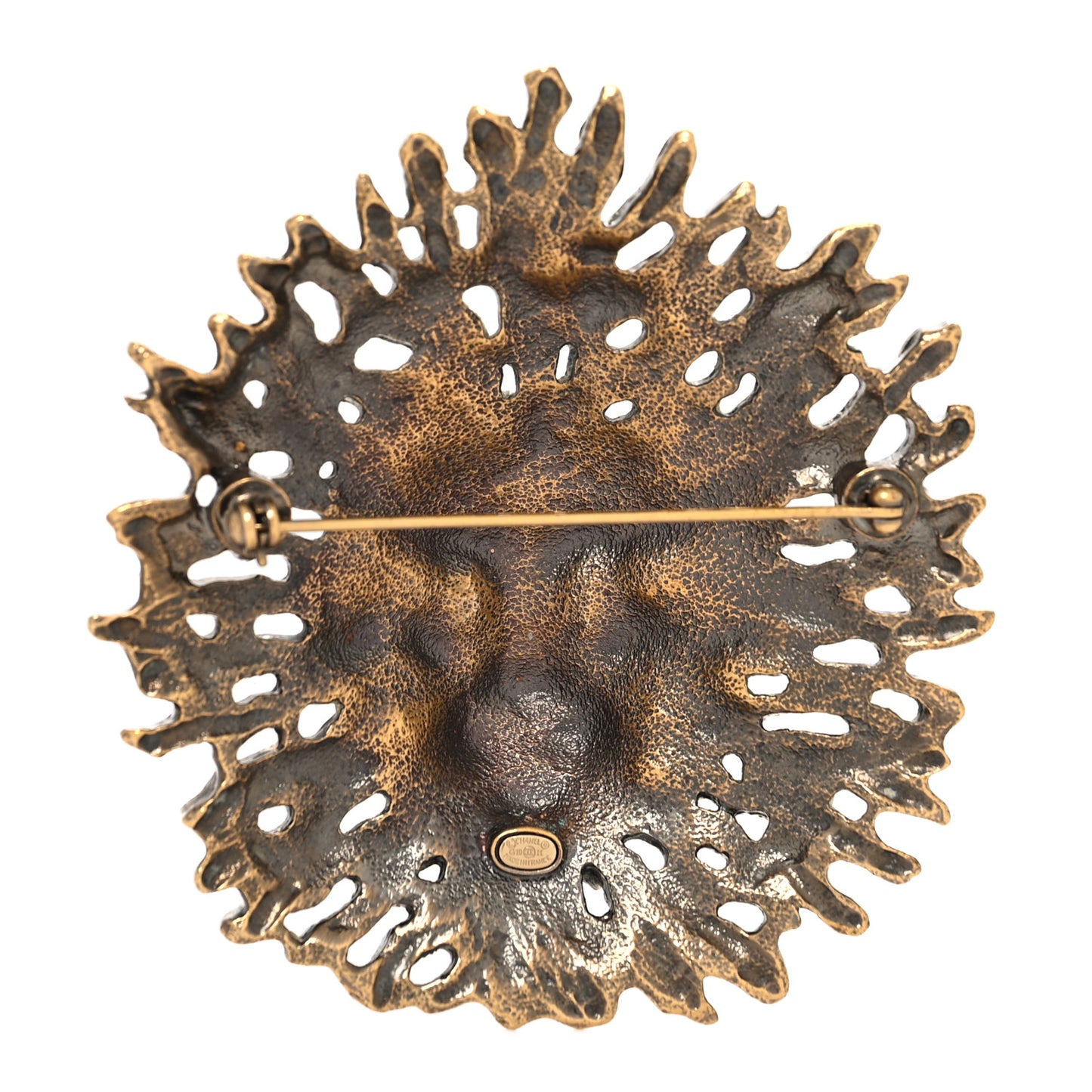 CC Lion Brooch Gold