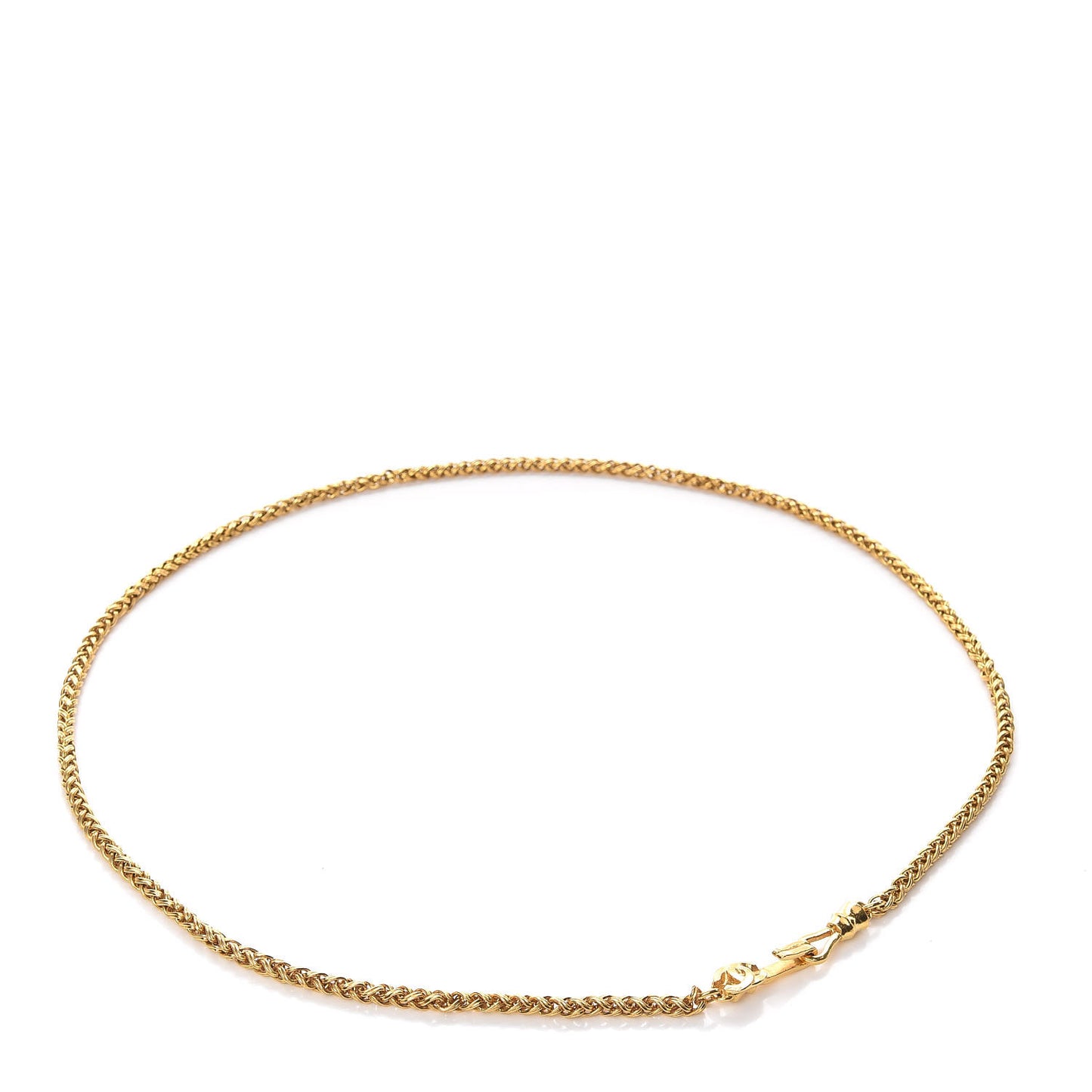 CC Chain Logo Belt Gold