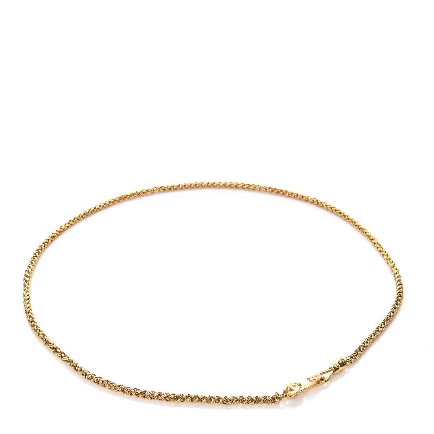 Chanel CC Chain Logo Belt Gold 1 of 4