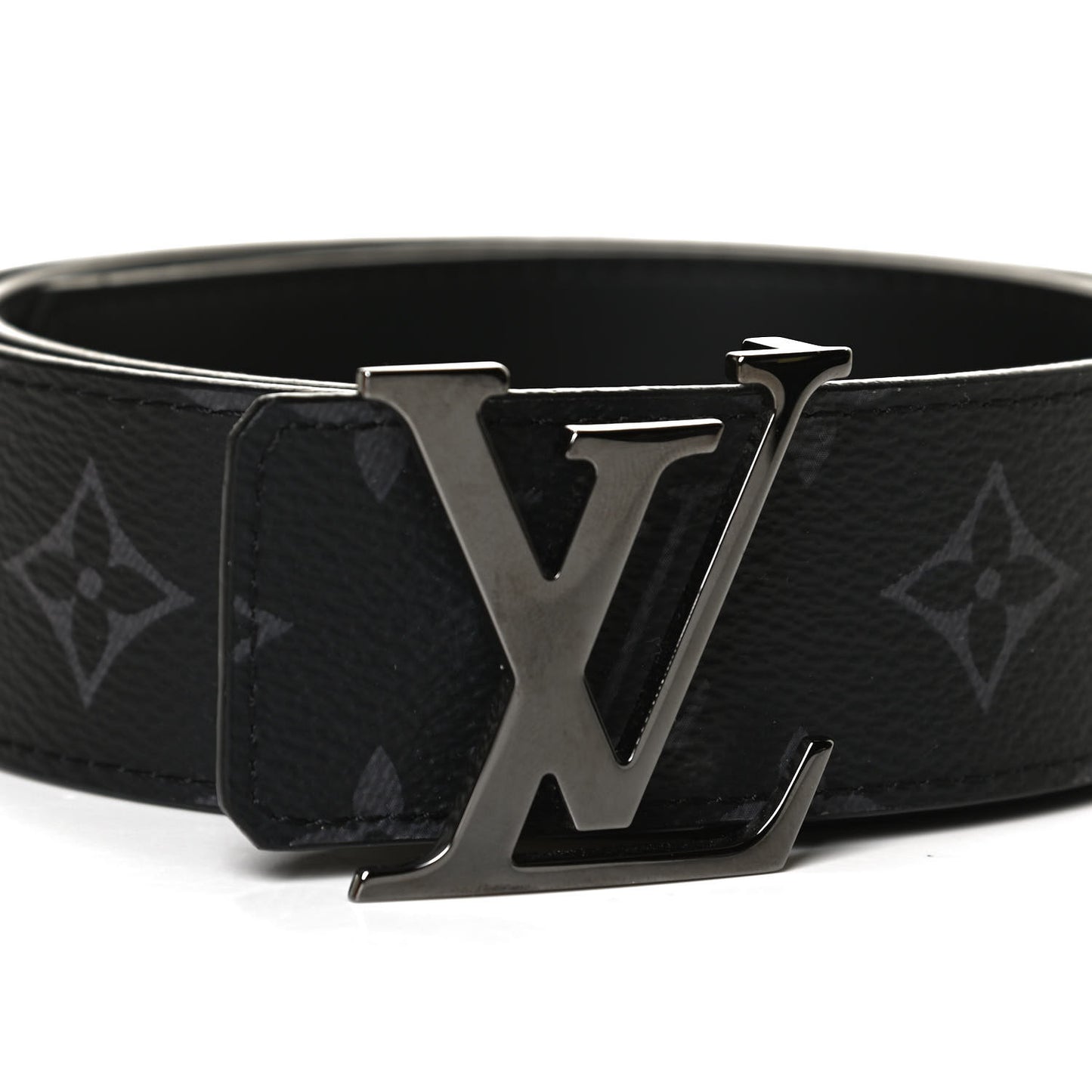 Monogram Eclipse Taigarama 40mm LV Initiales Reversible Belt 90 36 Black