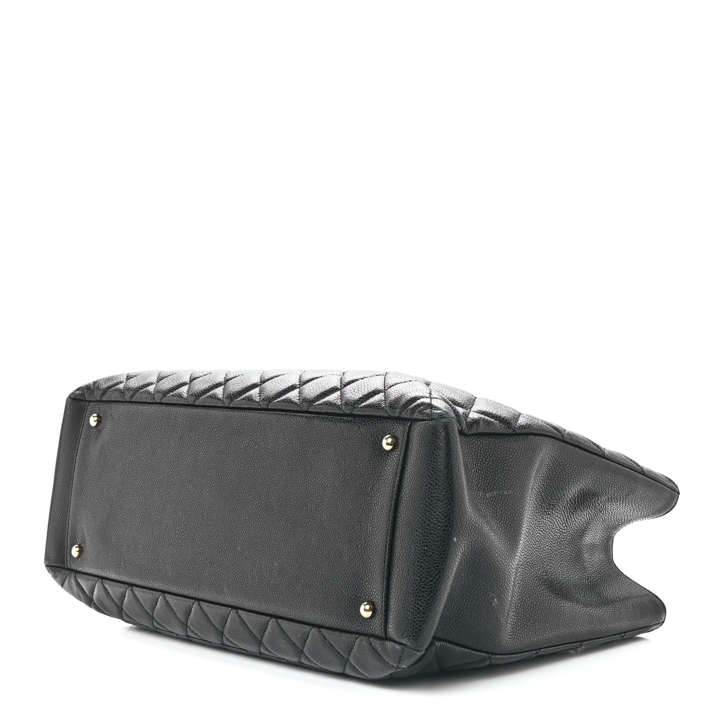 Caviar Quilted XL Grand Shopping Tote GST Black