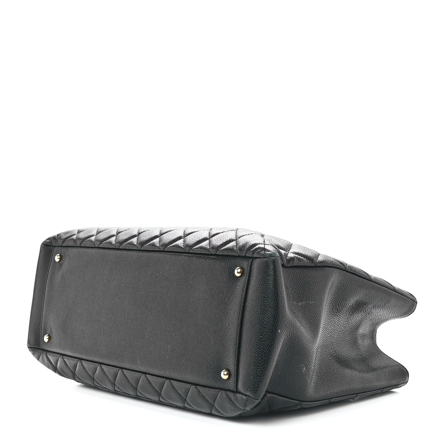 Chanel Caviar Quilted XL Grand Shopping Tote GST Black 10 of 12