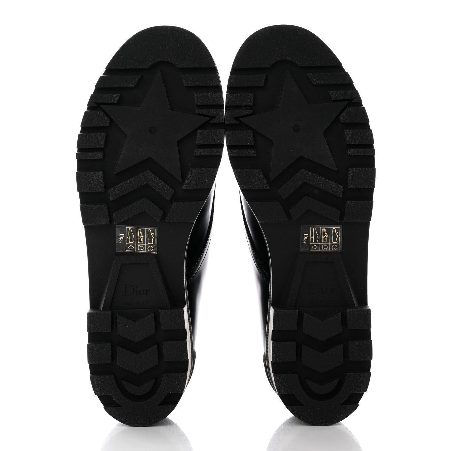 Christian Dior Brushed Calfskin Rubber Dioriron Derby Flat Shoes 41 Black 6 of 23