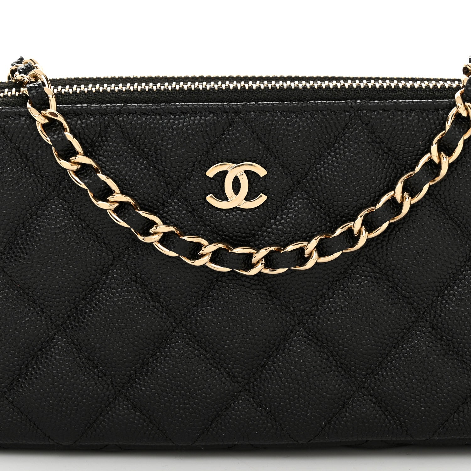Chanel Caviar Quilted Small Clutch With Chain Black 10 of 13