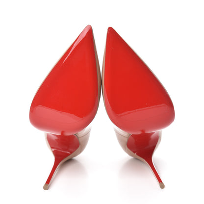 Christian Louboutin Patent So Kate 120 Pumps 41.5 Nude 5 of 8