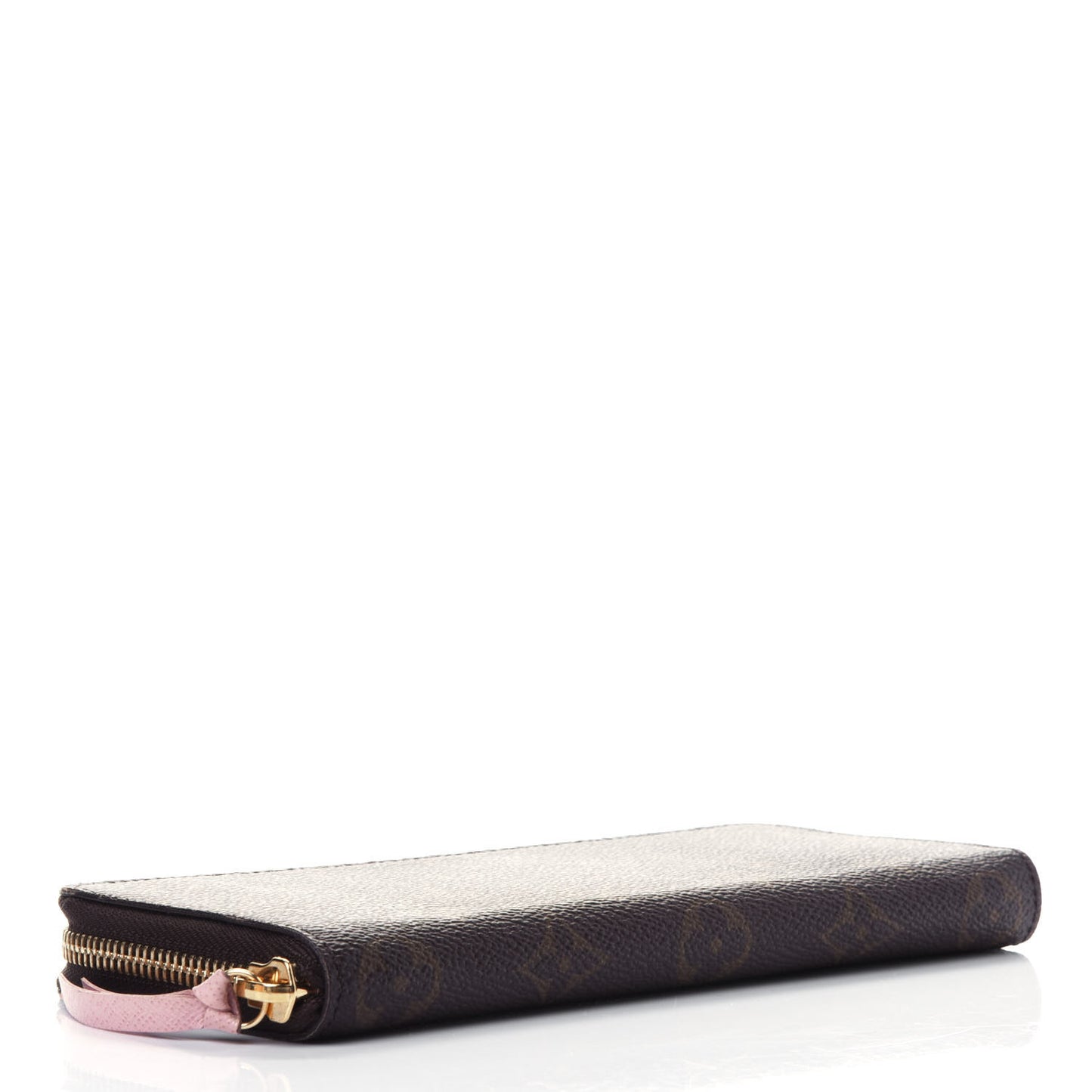 Monogram Clemence Wallet Rose Ballerine