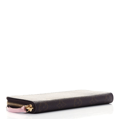 Louis Vuitton Monogram Clemence Wallet Rose Ballerine 3 of 4