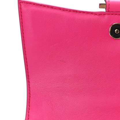 Balenciaga Smooth Calfskin Graffiti Hourglass Top Handle Bag XS Acid Fuchsia Black 8 of 14