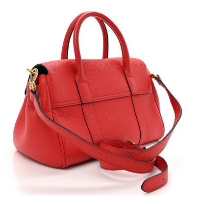 Mulberry Classic Grain Small Bayswater Satchel Scarlet Red 3 of 14