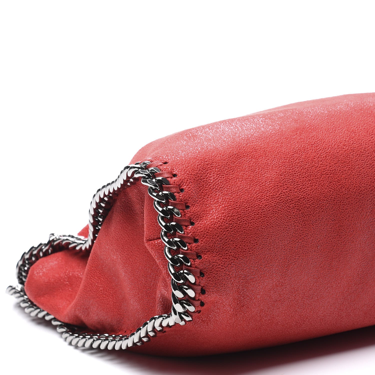 Stella McCartney Shaggy Deer Falabella Fold Over Tote Red 6 of 9