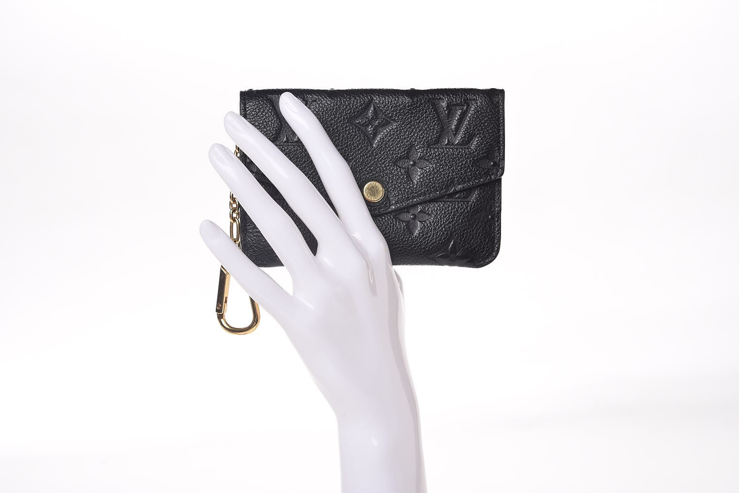 Louis Vuitton Empreinte Key Pouch Black 2 of 7