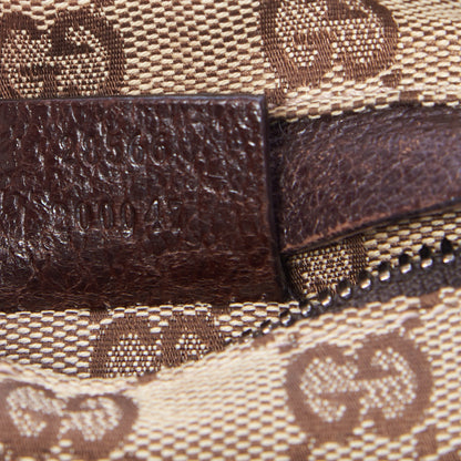 Gucci GG Monogram Double Pocket Belt Bag Dark Brown 9 of 9