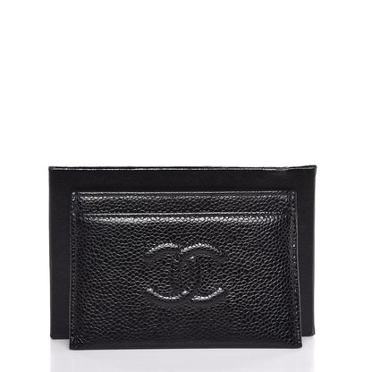 Chanel Caviar Timeless CC Card Holder Black 9 of 9
