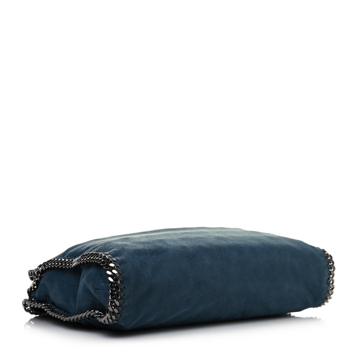 Shaggy Deer Falabella Fold Over Tote Blue