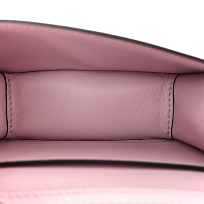 Valentino Garavani Calfskin Crystal Vlogo Micro Loco Shoulder Bag Rose Cannelle 5 of 9