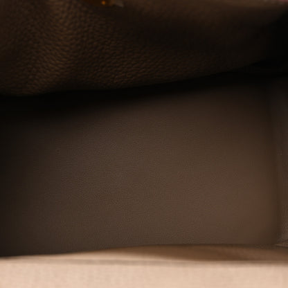 Hermes Taurillon Clemence Lindy 26 Etoupe 9 of 21