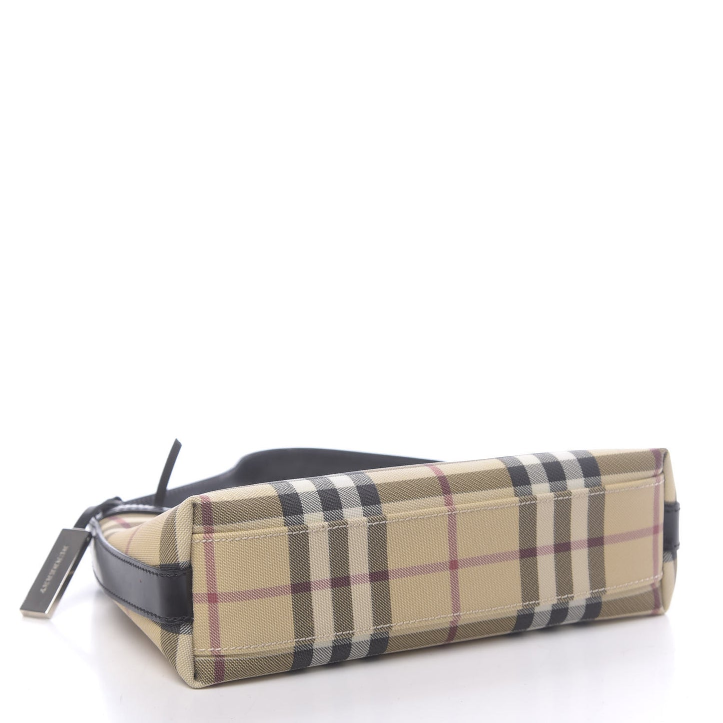House Check Shoulder Bag Black