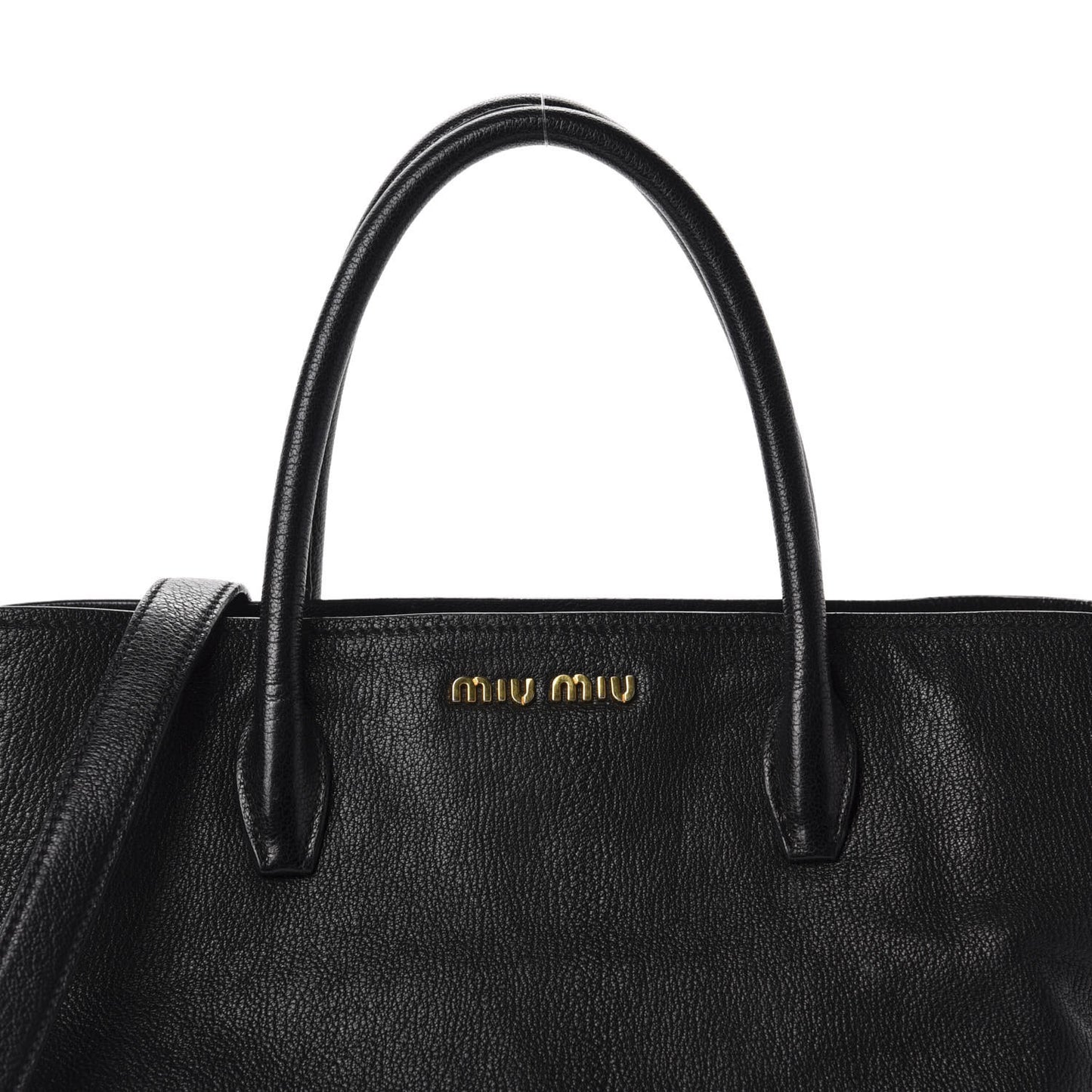 Goatskin Madras Top Handle Tote Black