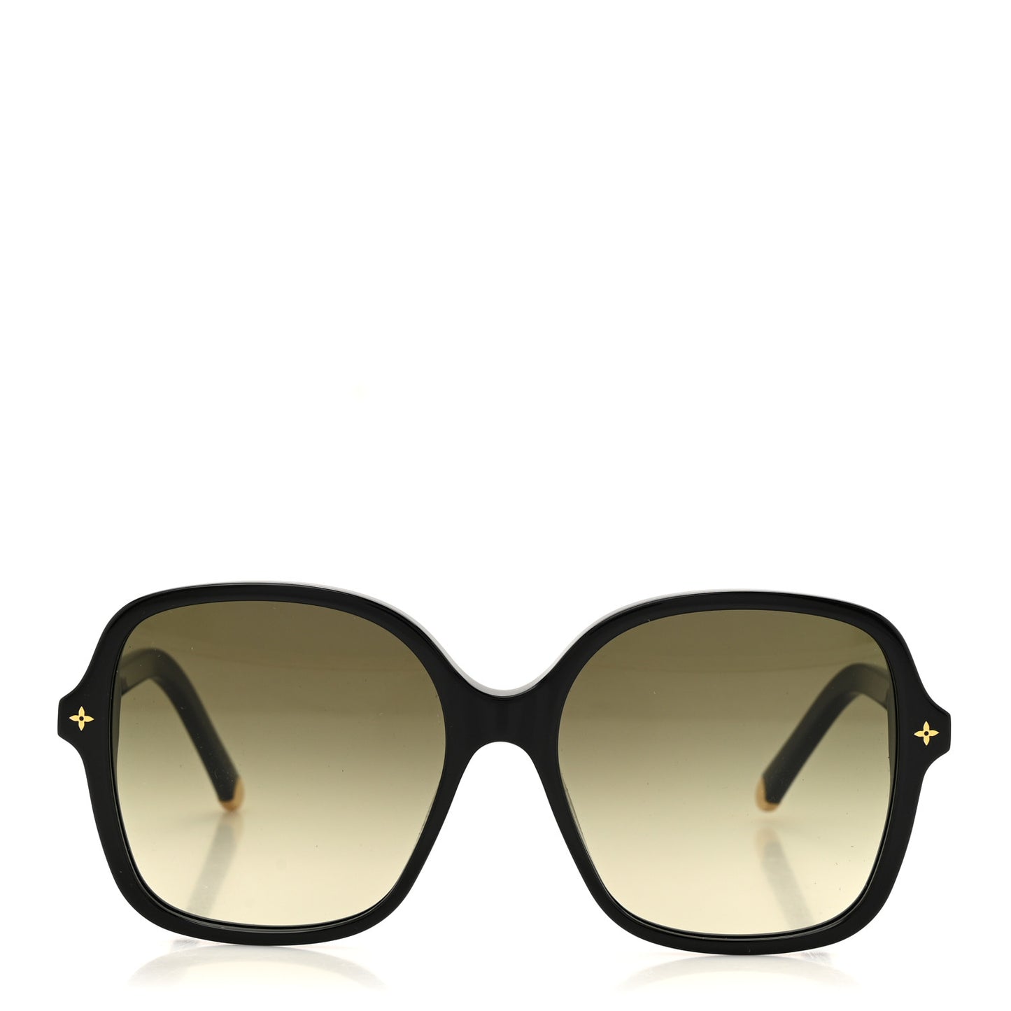 Acetate My Monogram Light Square Sunglasses Z1861W Black