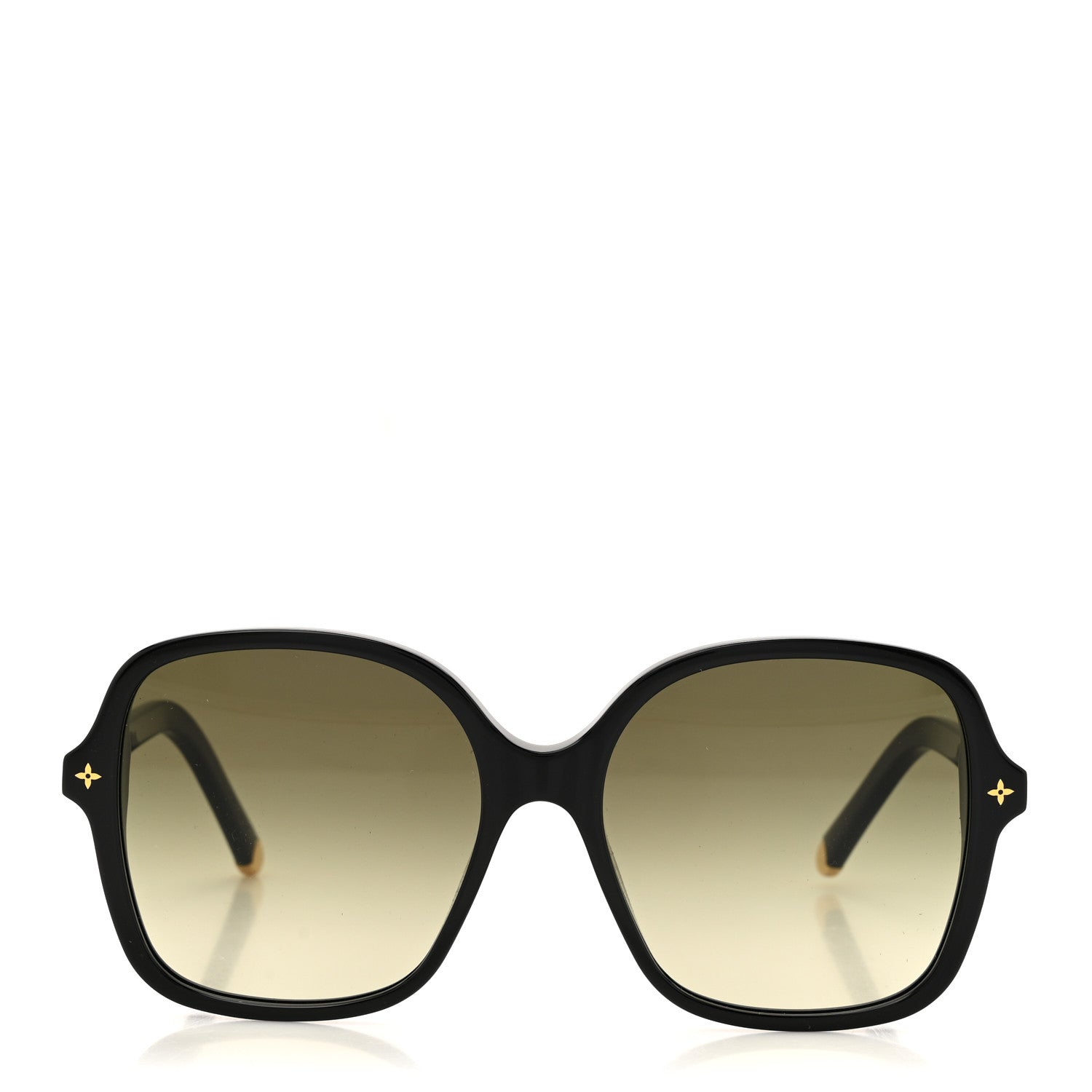 Louis Vuitton Acetate My Monogram Light Square Sunglasses Z1861W Black 2 of 7