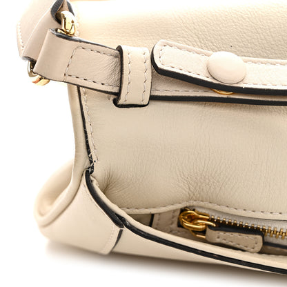Gucci Roxy Calfskin Blondie Chain Shoulder Flap Bag Mystic White 12 of 13
