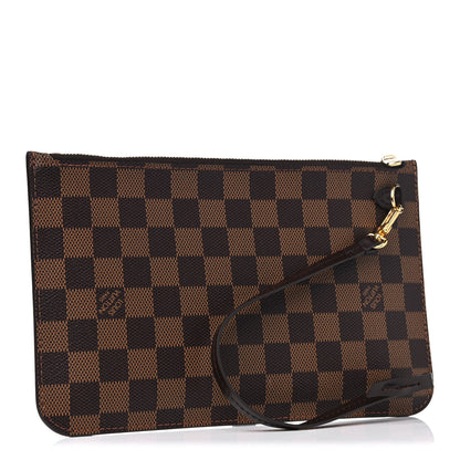 Louis Vuitton Damier Ebene Neverfull MM GM Pochette 3 of 9