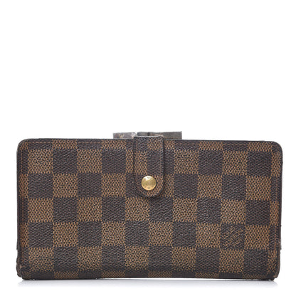 Louis Vuitton Damier Ebene Continental French Purse Wallet 1 of 13