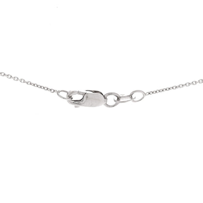 Roberto Coin 18K White Gold Diamond Love Letter O Pendant Necklace 4 of 5