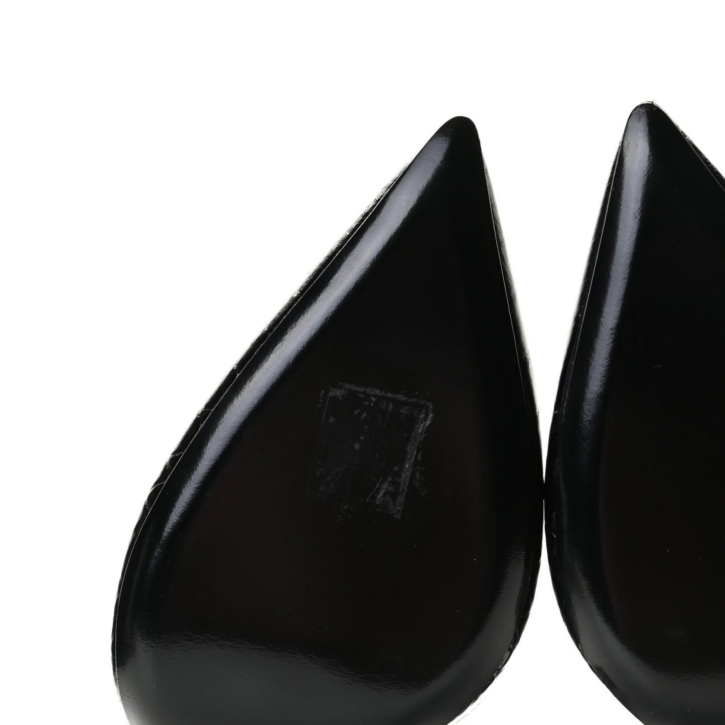 Calfskin Crocodile Embossed Opyum 110 Pumps 40 Black