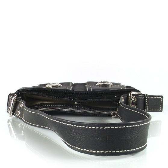 Marc Jacobs Leather Sophia Hobo Black 4 of 10
