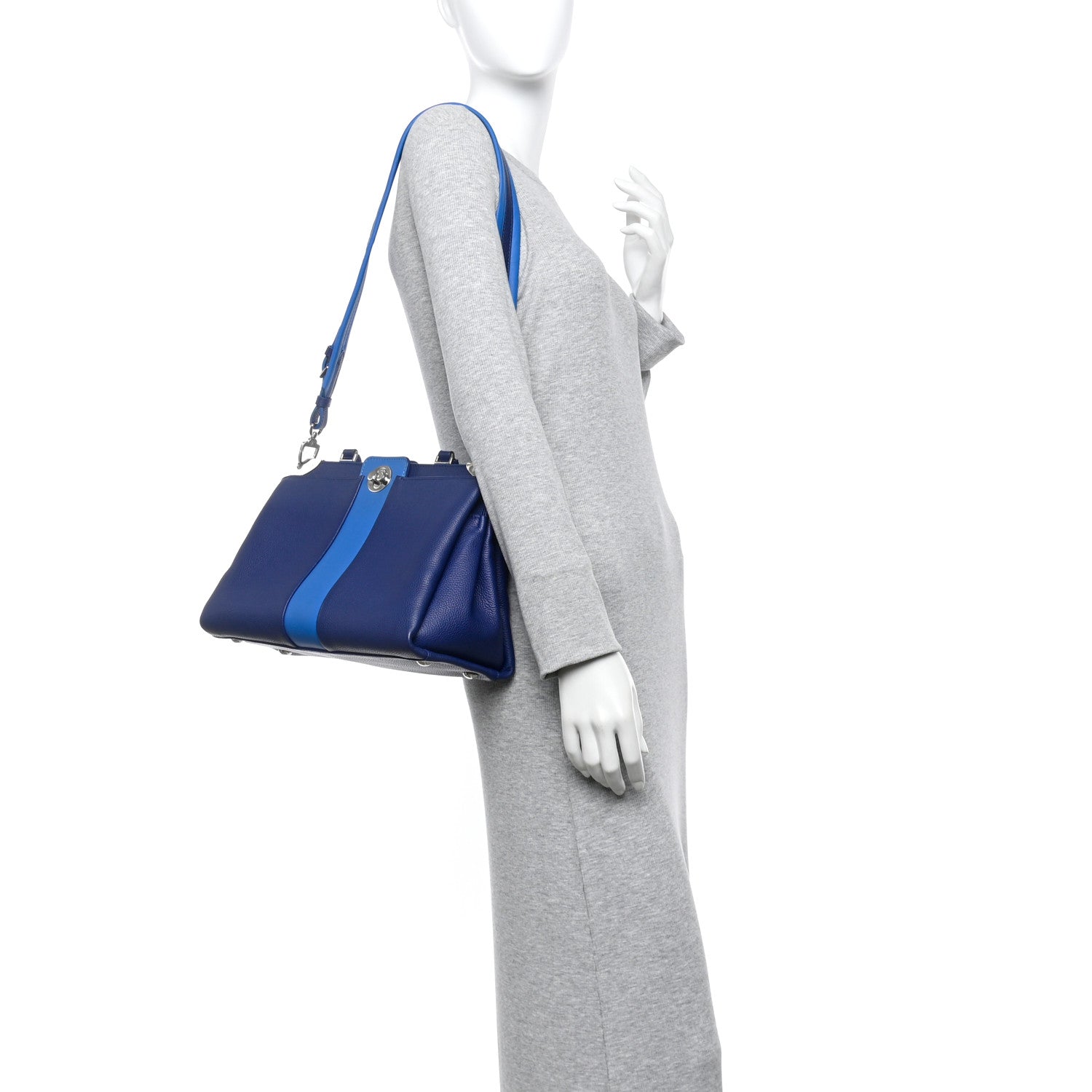 Louis Vuitton Veau Nuage Calfskin Astrid Blue 2 of 11