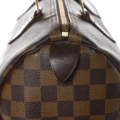 Louis Vuitton Damier Ebene Speedy 30 6 of 12