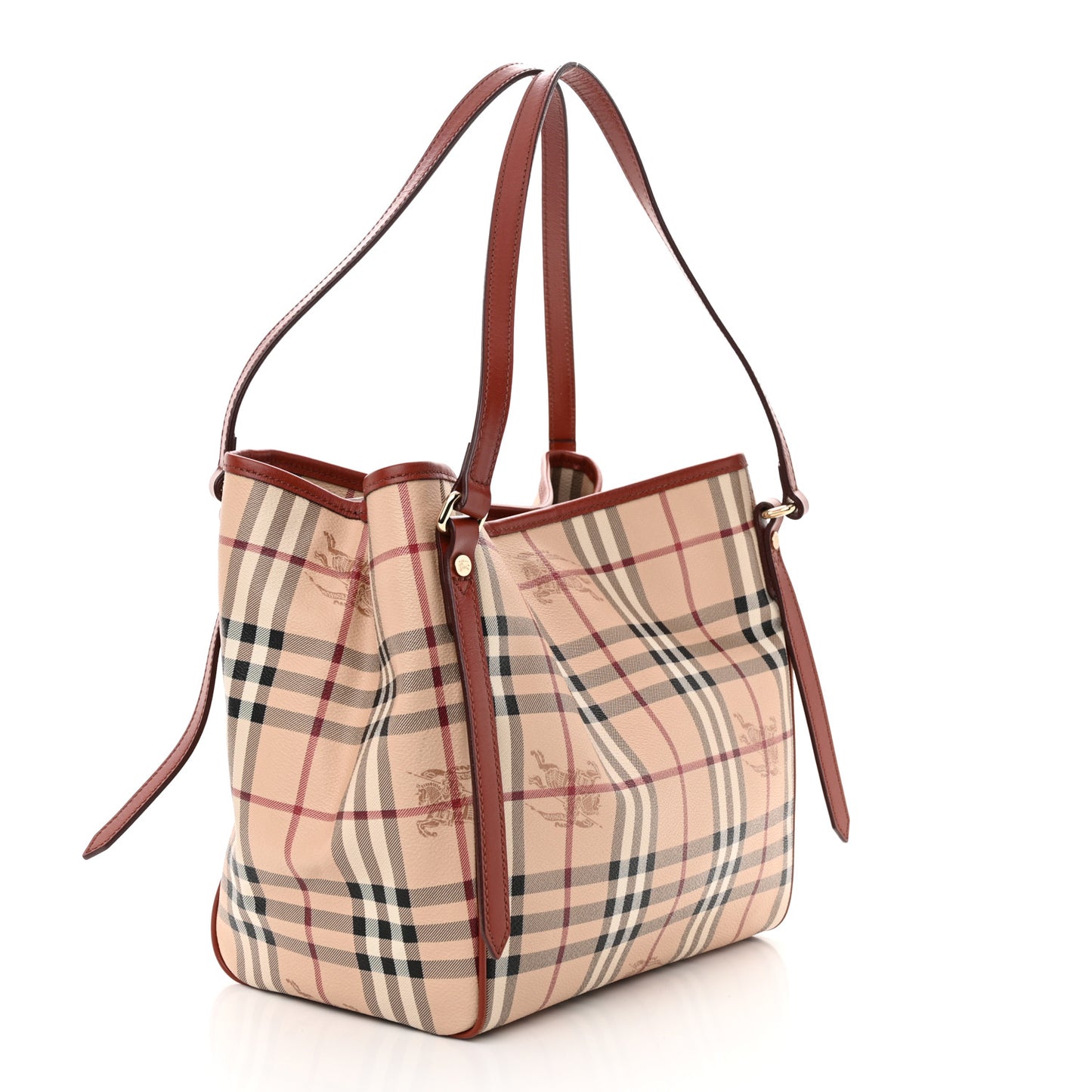 Haymarket Check Small Canterbury Tote Military Red