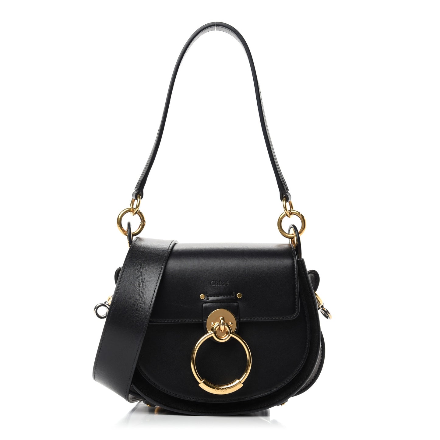 Calfskin Small Tess Bag Black