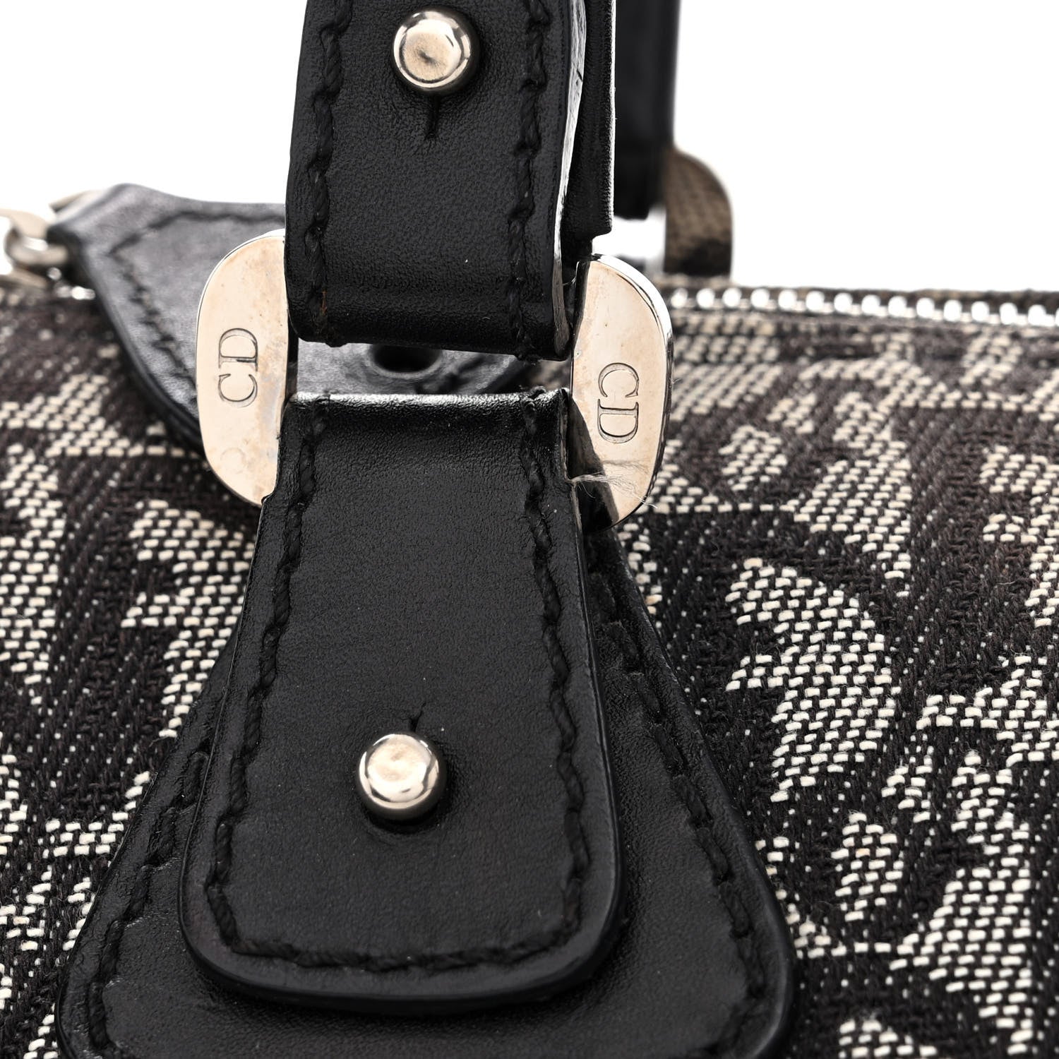 Christian Dior Monogram Boston Black 11 of 11