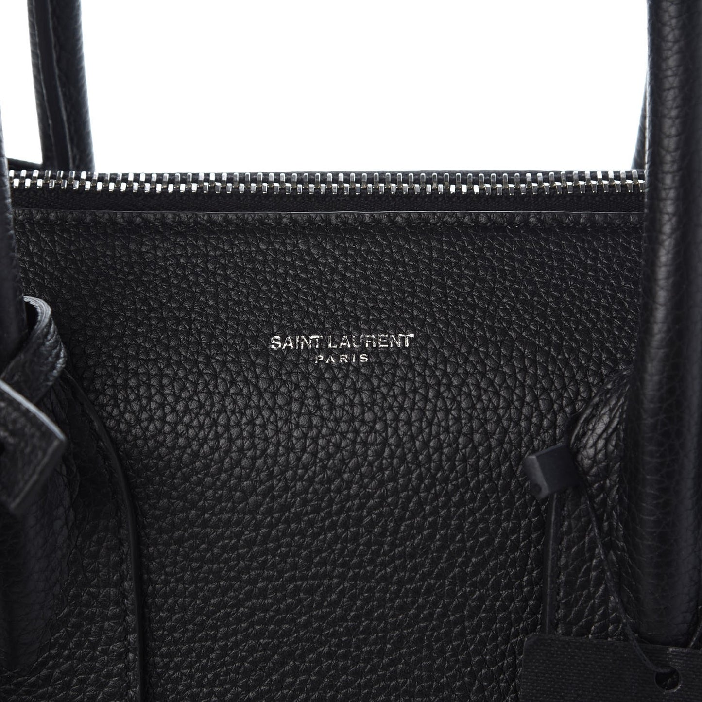 Grained Calfskin Small Supple Sac De Jour Duffle Black