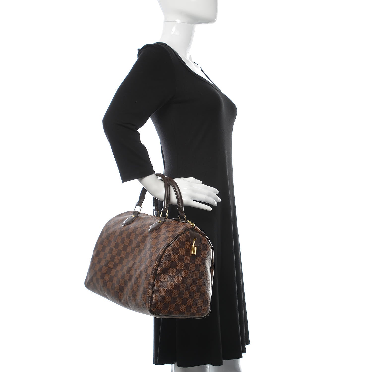 Louis Vuitton Damier Ebene Speedy 30 2 of 10