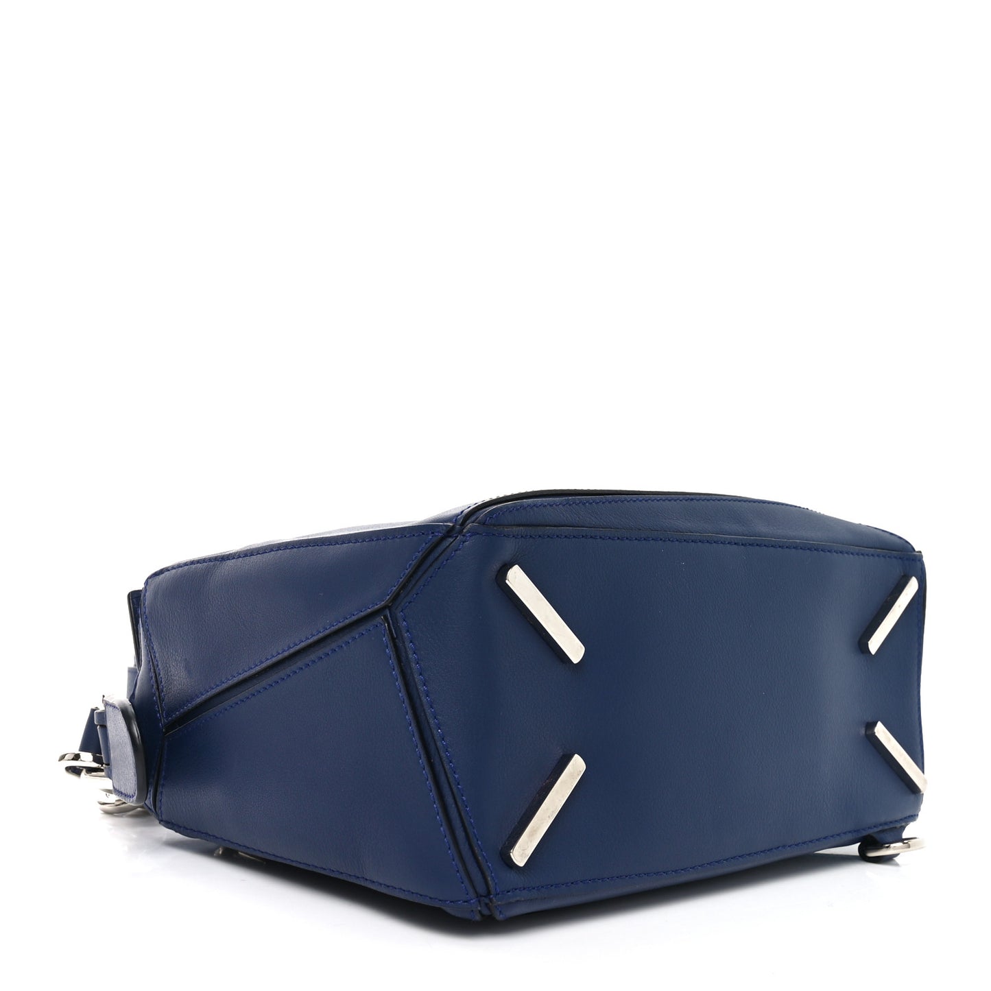 Calfskin Small Puzzle Bag Marine