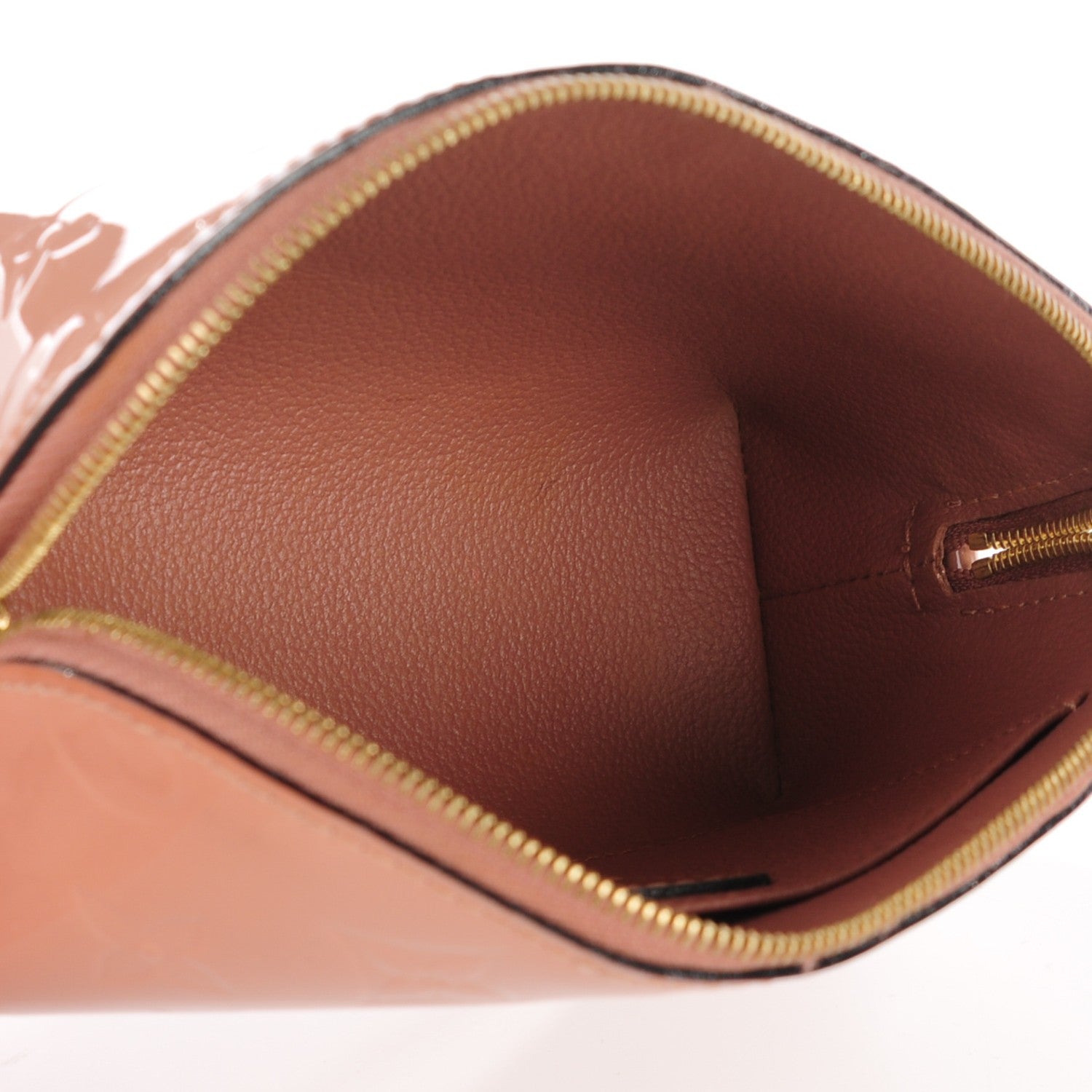Louis Vuitton Vernis Cosmetic Pouch Rose Velours 7 of 8