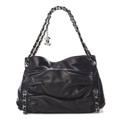 Chanel Lambskin Large Sharpei Shoulder Bag Black 1 of 9