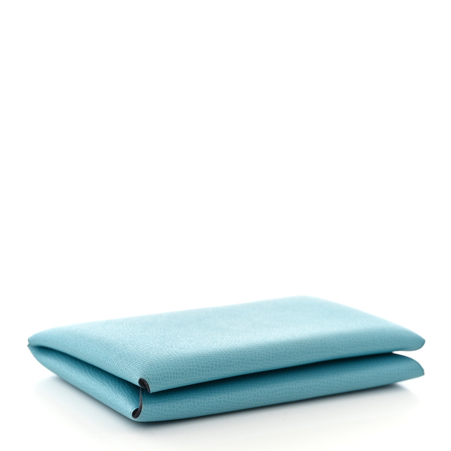 Hermes Madame Calfskin Calvi Card Case Bleu du Nord 4 of 8